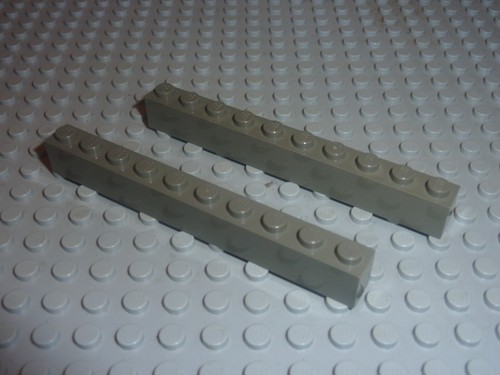 Lego brique olddkgray 1x10 - lego,