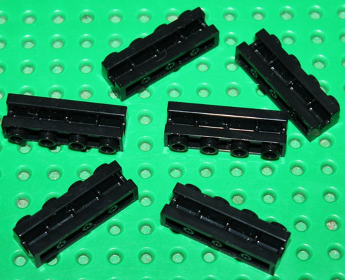 Lego black brick 1x4 - 6,
