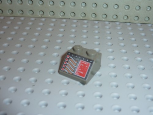 Lego slope brick olddkgray - brick, ref