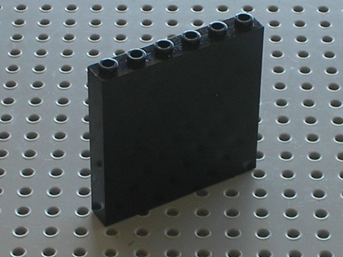 Mur noir lego black panel - black,