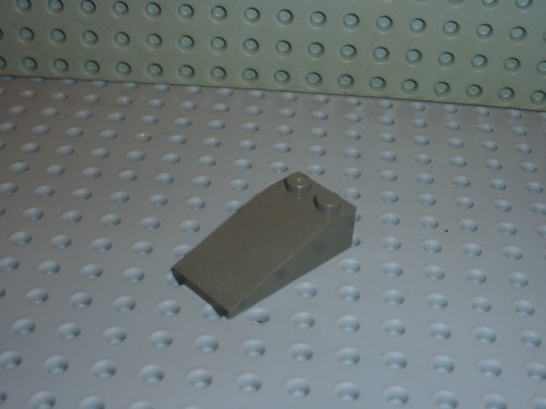 Lego olddkgray slope brick - lego,
